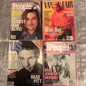 Brad Pitt Magazines